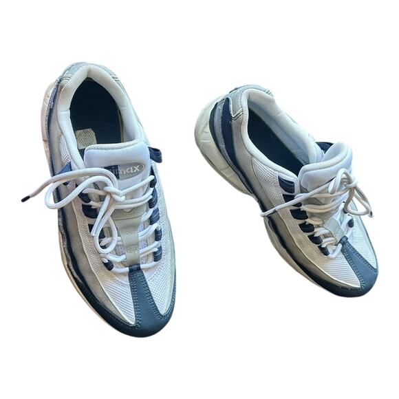 Nike Air Max 95 Recraft GS White Blue Gray CJ3906 403 Shoe Mens 6 & 7.5 Women - Picture 4 of 9